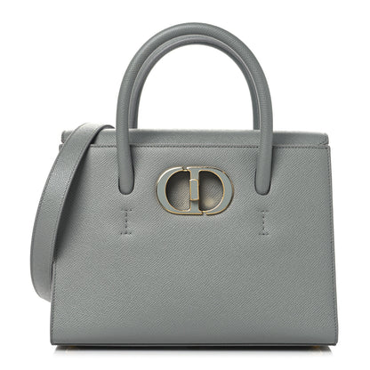 Christian Dior Grained Calfskin Medium St. Honore Tote Cloud Blue 1 of 9