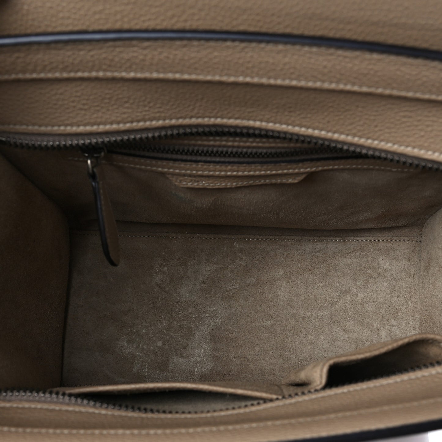 Drummed Calfskin Micro Luggage Souris