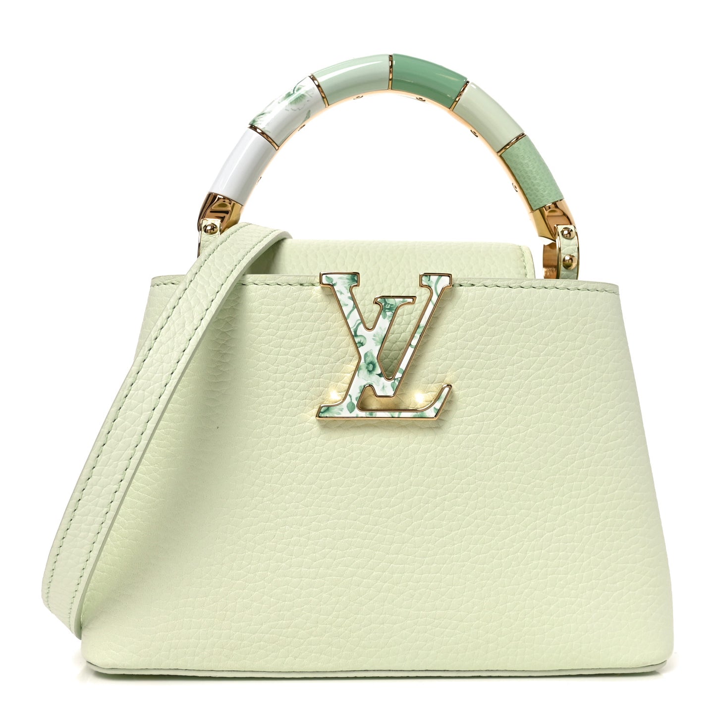 Taurillon Karung Mini Capucines Vert D'eau Green