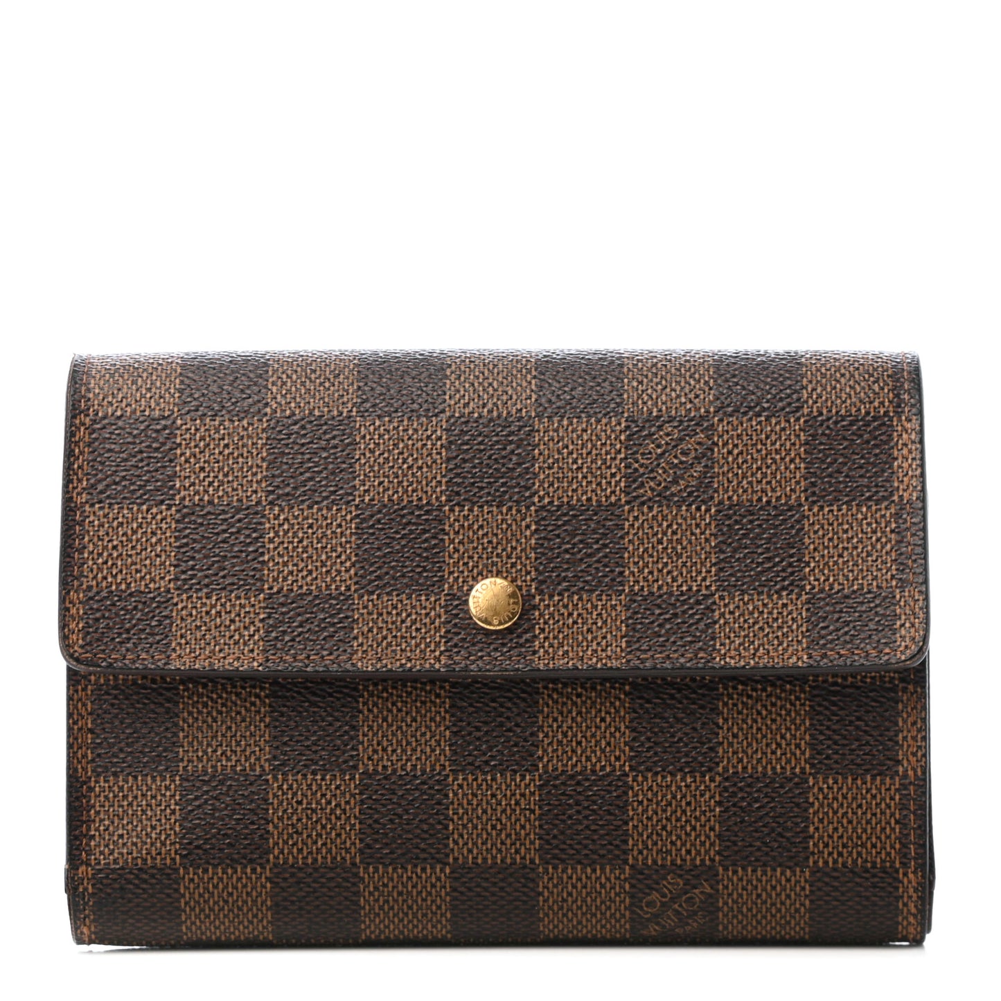 Damier Ebene Porte Tresor Etui Papier Wallet