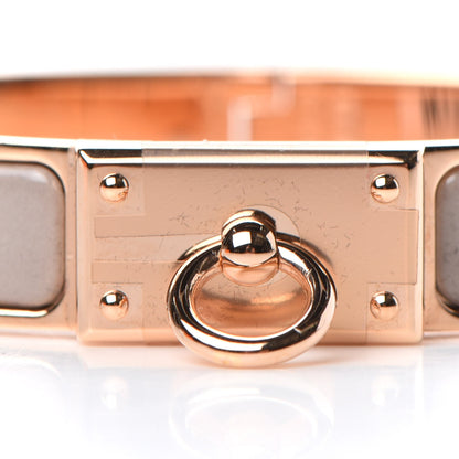 Hermes Enamel Clic Anneau Bracelet PM Marron Glace 5 of 6