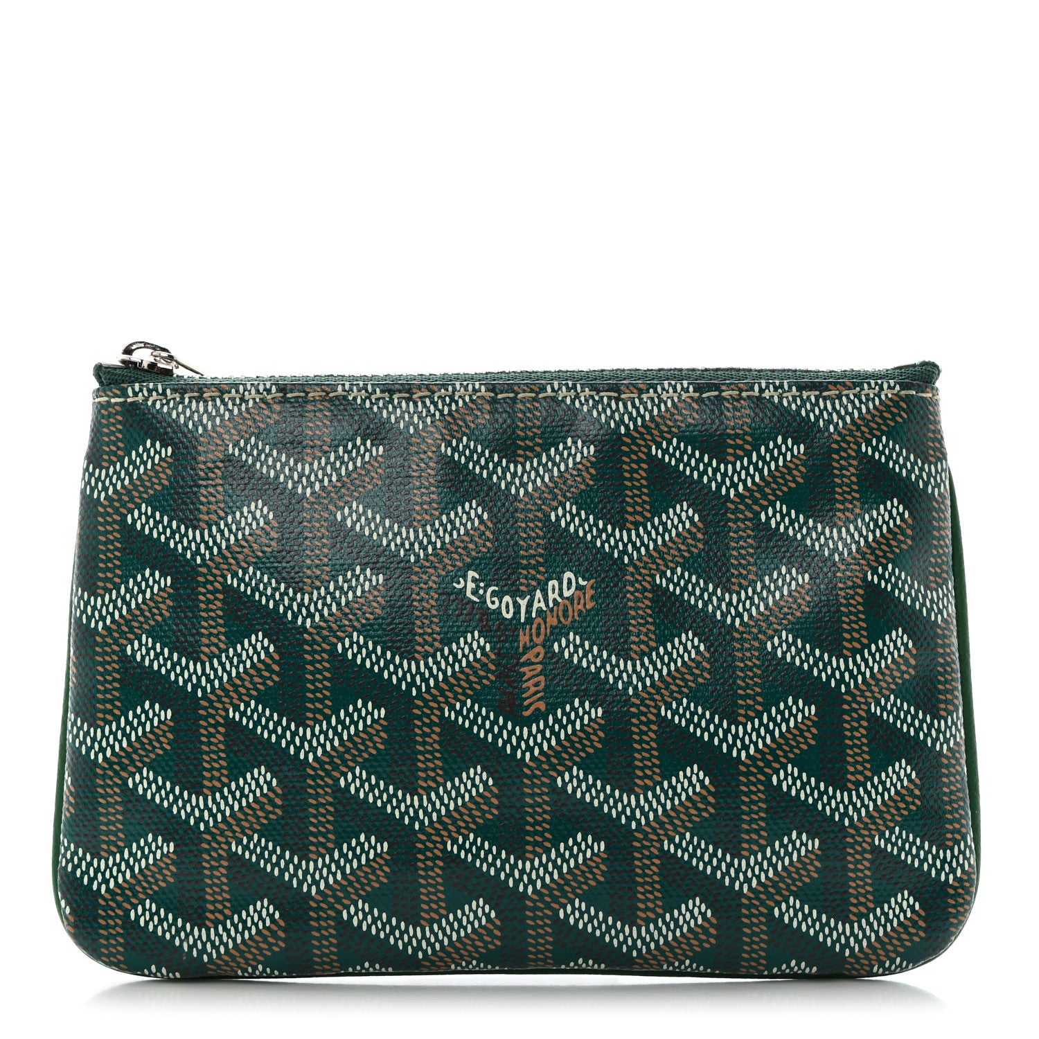 Goyard Goyardine Mini Senat Pochette Green 1 of 8