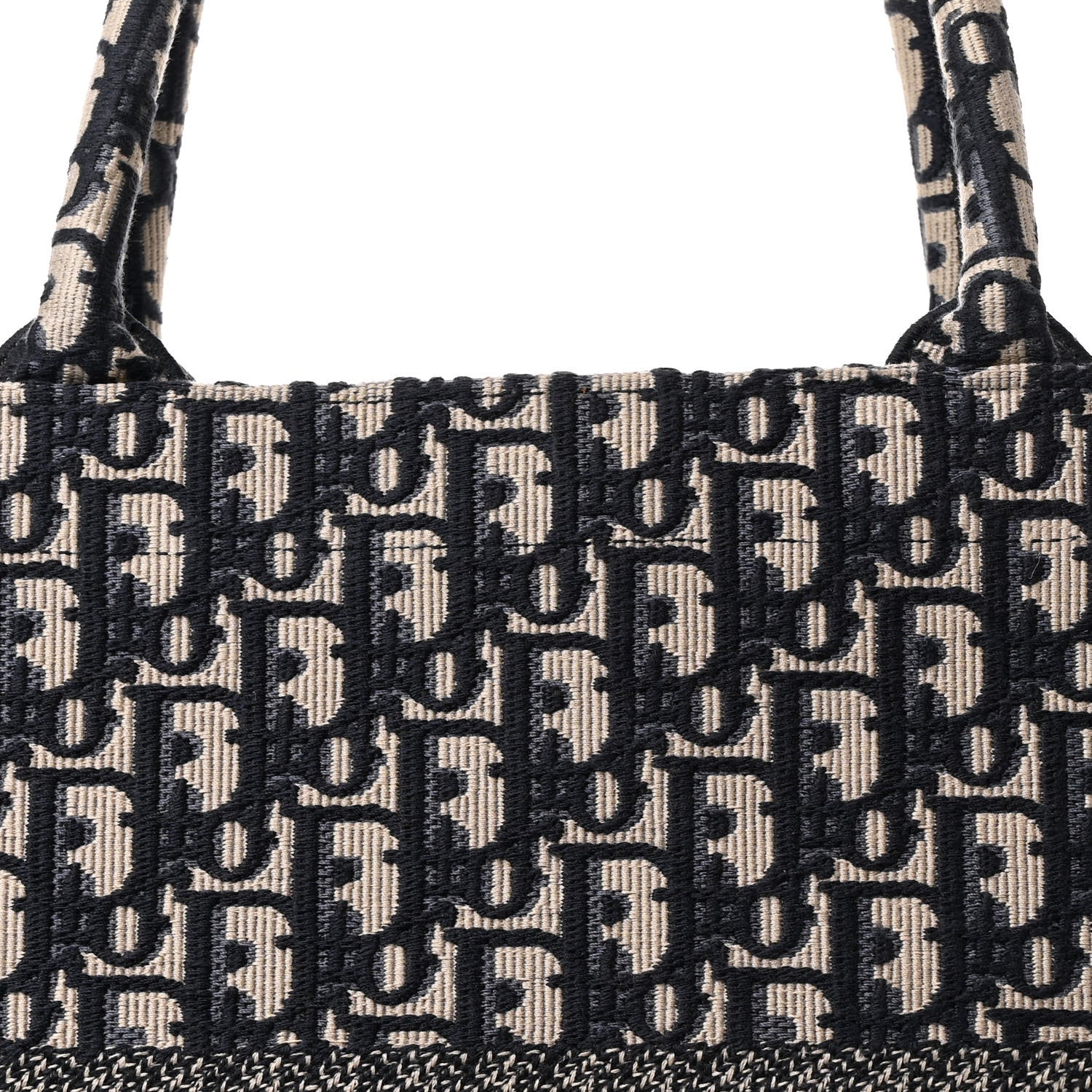 Christian Dior Oblique Large Book Tote Blue Multicolor 8 of 12