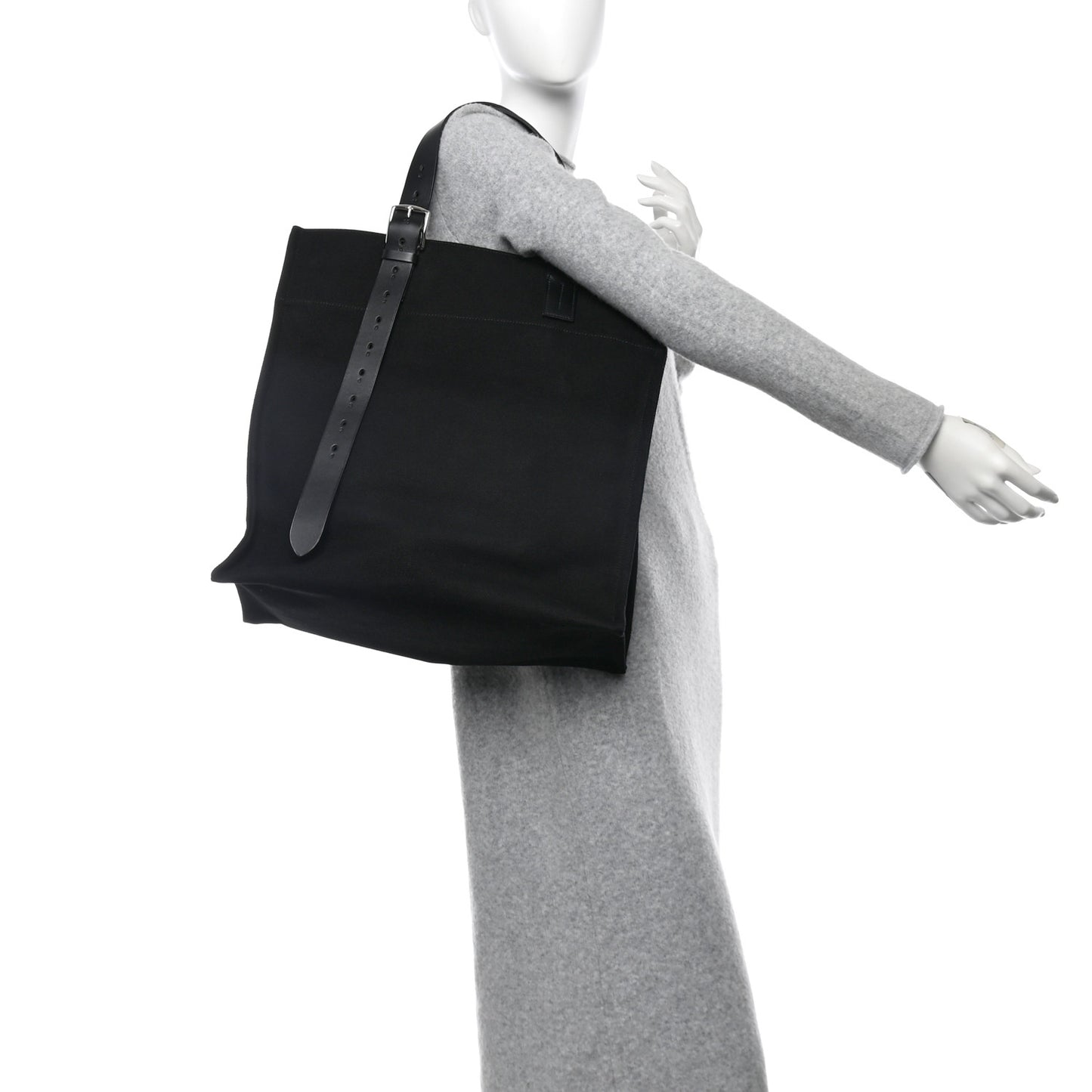 Toile Goeland Vache Hunter Etriviere Shopping Bag Black