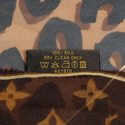 Louis Vuitton Leopard Monogram Silk Scarf 5 of 5