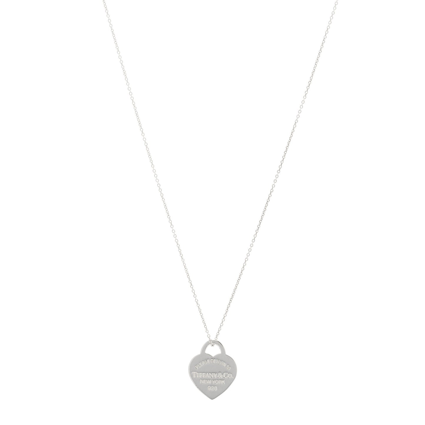 Sterling Silver Small Return To Tiffany Heart Pendant Necklace