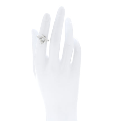 Hermes 18K White Gold Diamond Finesse Ring 49 4.75 2 of 7