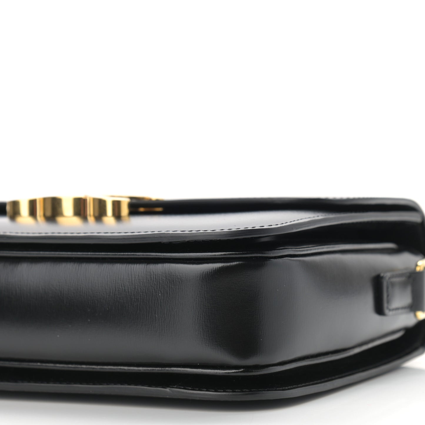 Shiny Calfskin Medium Triomphe Black