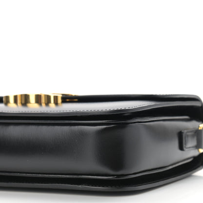 Celine Shiny Calfskin Medium Triomphe Black 12 of 14
