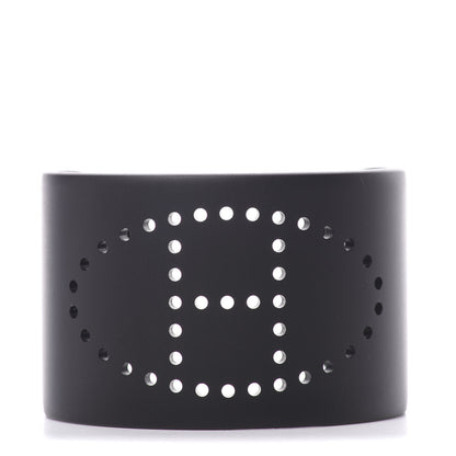 Hermes Aluminium Evelyne Sunset Cuff Bracelet T2 Black 1 of 4
