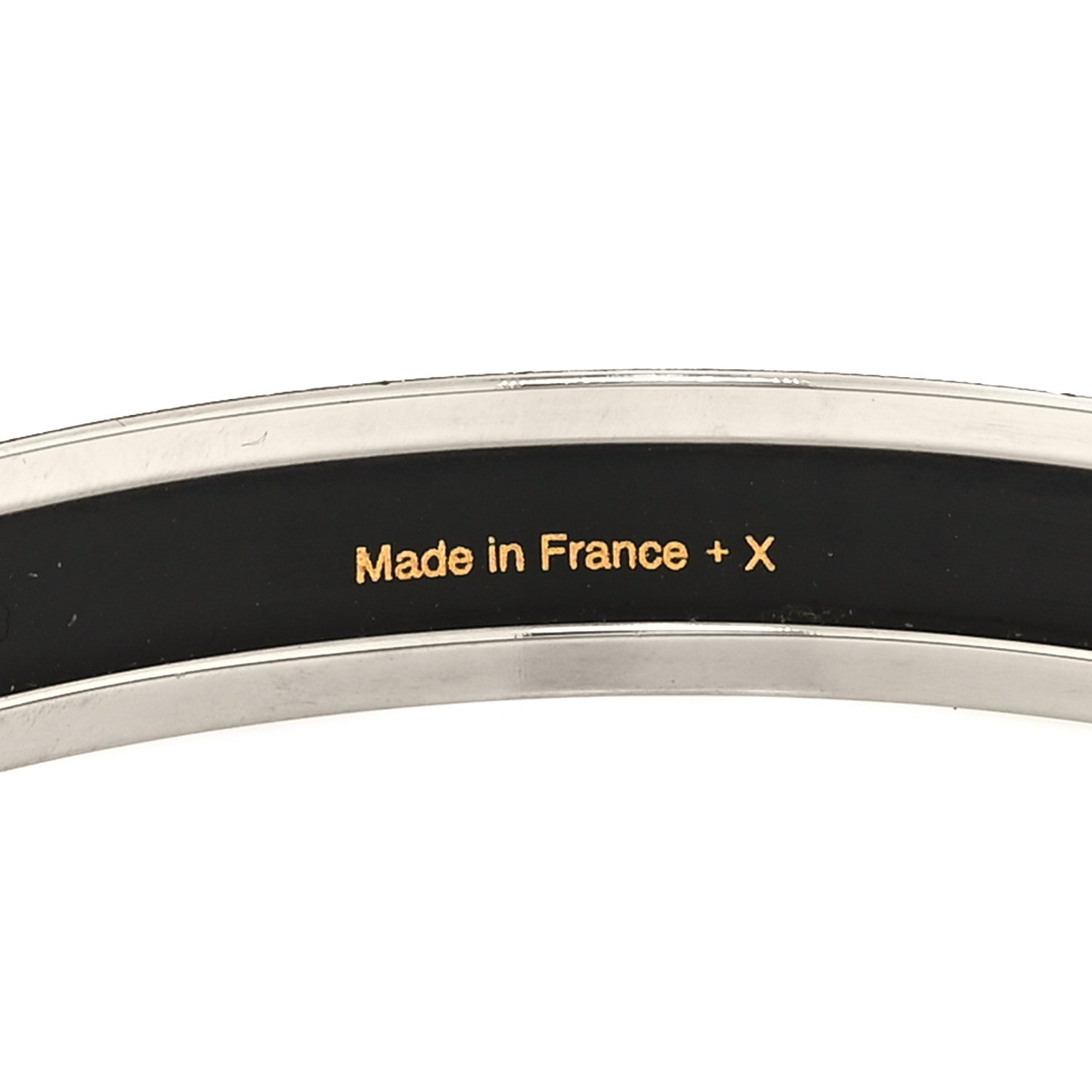 Hermes Enamel Printed Narrow Dans Un Jardin Anglais Bracelet 70 Arts And Crafts 5 of 5
