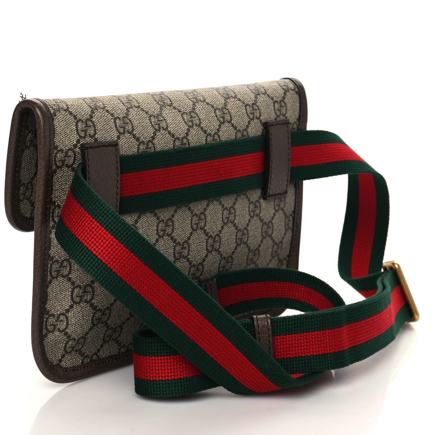Gucci GG Supreme Monogram Neo Vintage Web Belt Bag Brown 3 of 10