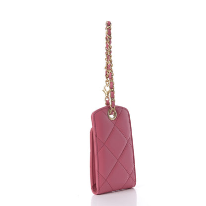 Chanel Lambskin Quilted Chanel 19 Luggage Tag Pink 3 of 8