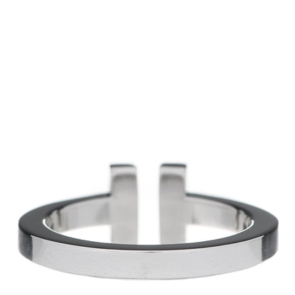 Tiffany Sterling Silver T Square Ring 55 7.25 3 of 4