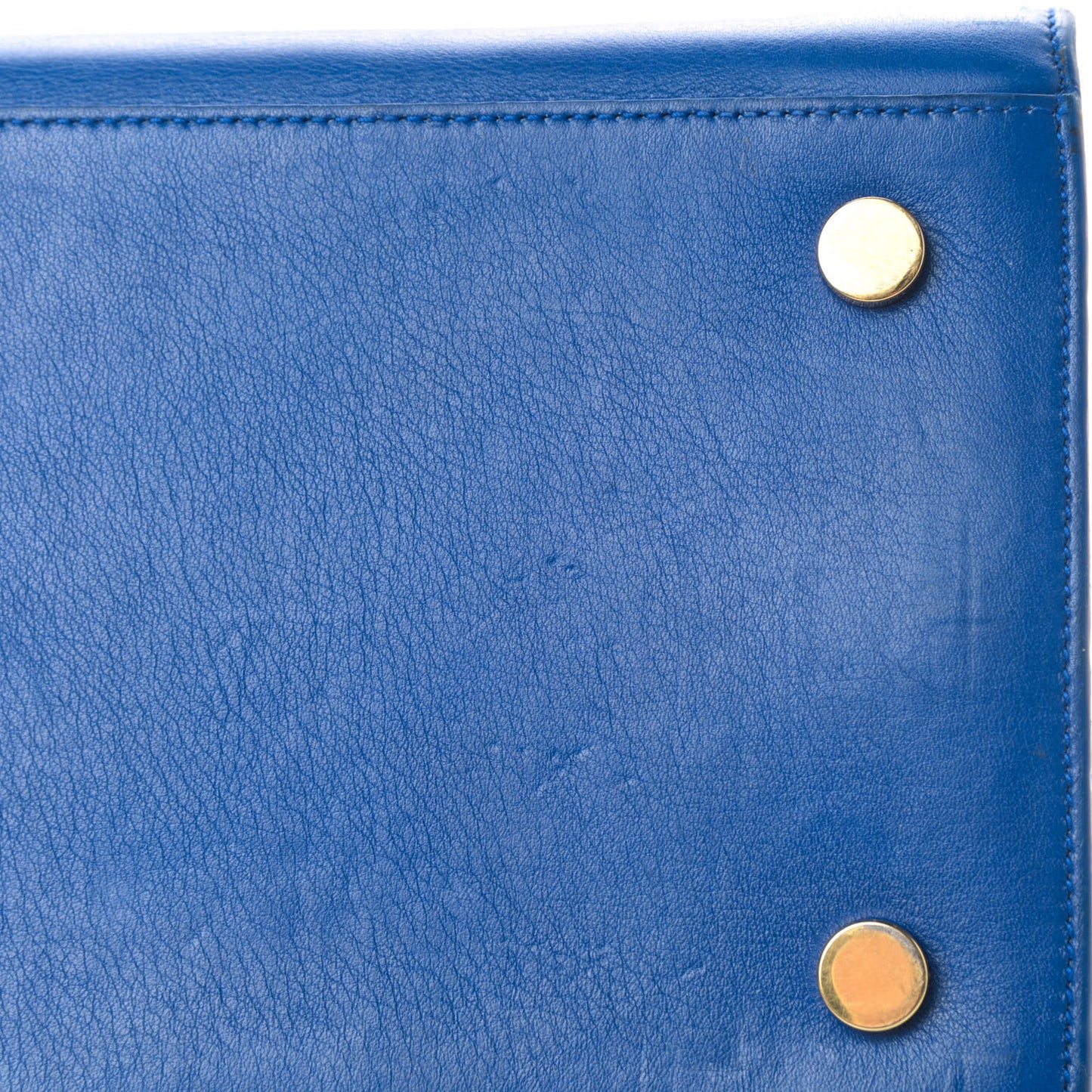 Calfskin Large Sac De Jour Carryall Royal Blue