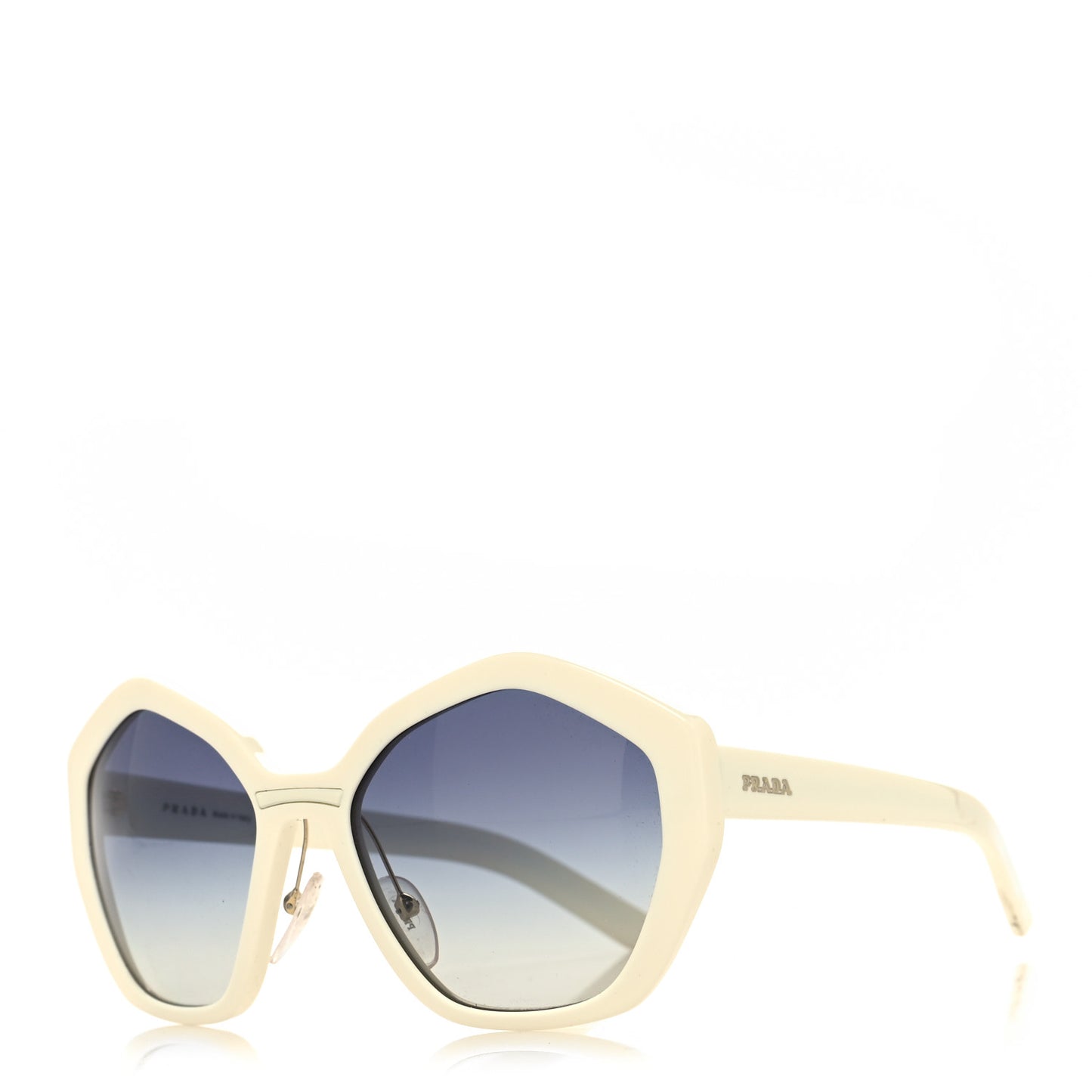 Acetate Geometric Sunglasses SPR 08X White