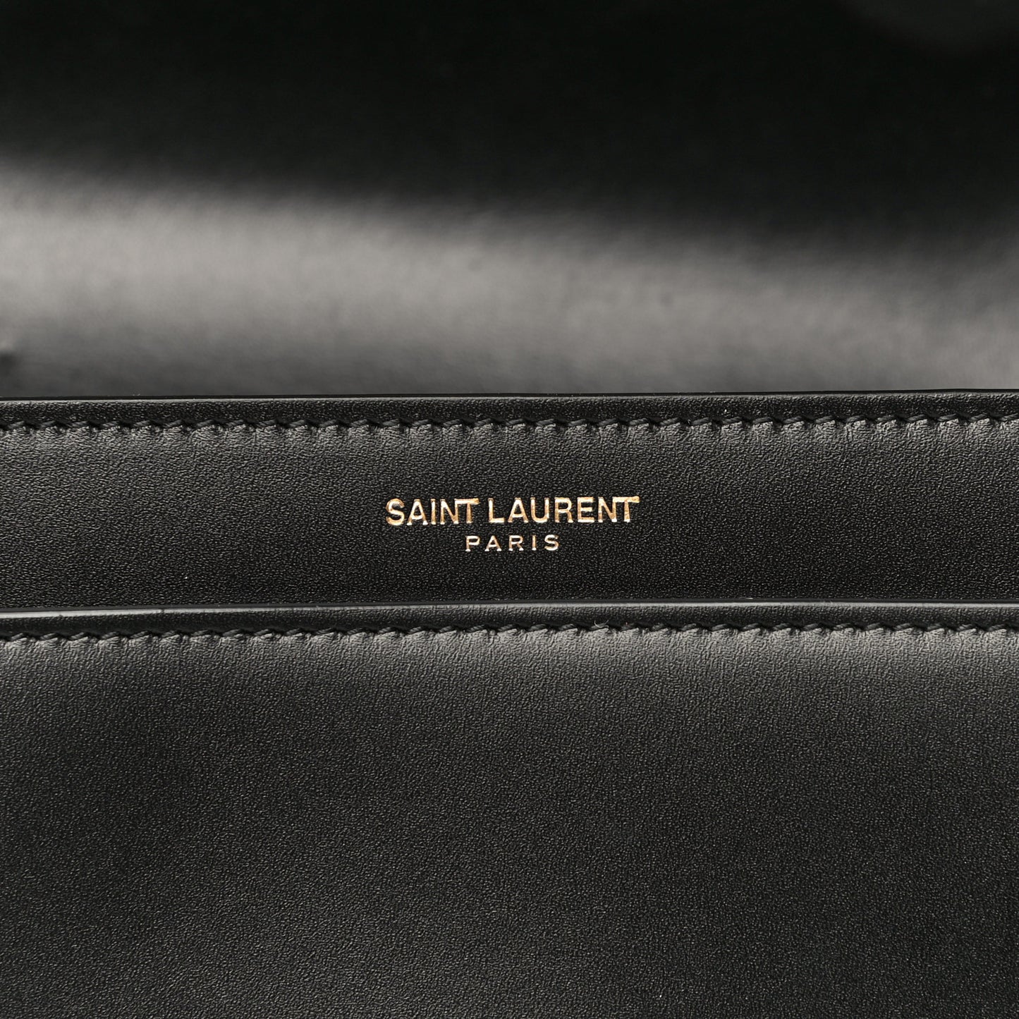 Smooth Calfskin Le Maillon Satchel Black