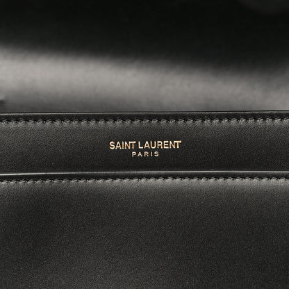 Saint Laurent Smooth Calfskin Le Maillon Satchel Black 7 of 13