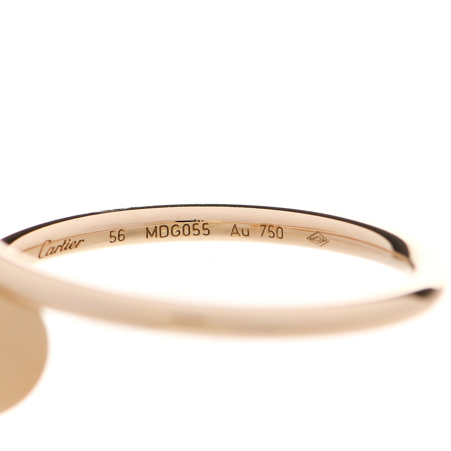 18K Yellow Gold Small Juste Un Clou Ring 56 7.5