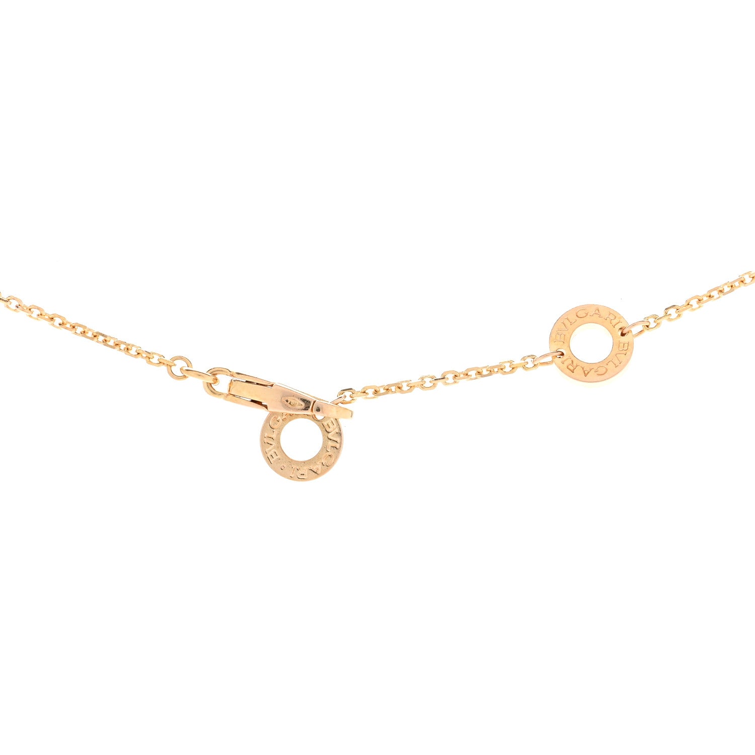 Bulgari 18K Rose Gold Diamond Black Onyx Divas' Dream Pendant Necklace 4 of 4