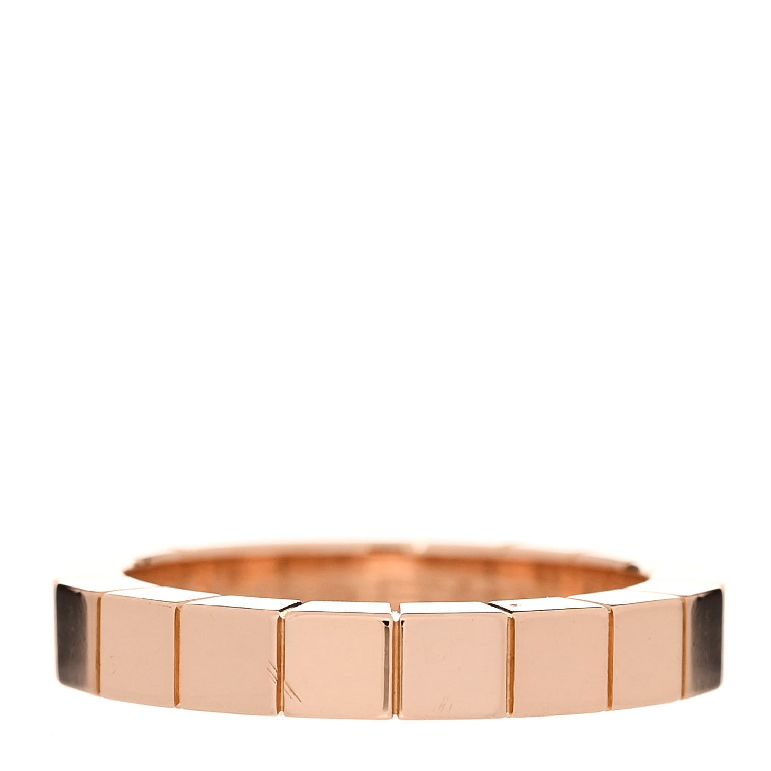 Cartier 18K Pink Gold 3mm Lanieres Ring 46 3.75 3 of 6