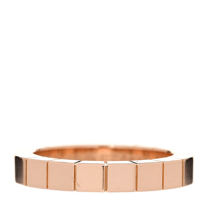 Cartier 18K Pink Gold 3mm Lanieres Ring 46 3.75 3 of 6