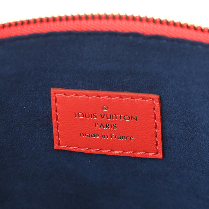 Louis Vuitton Lambskin Embossed Monogram Coussin PM Red 5 of 7