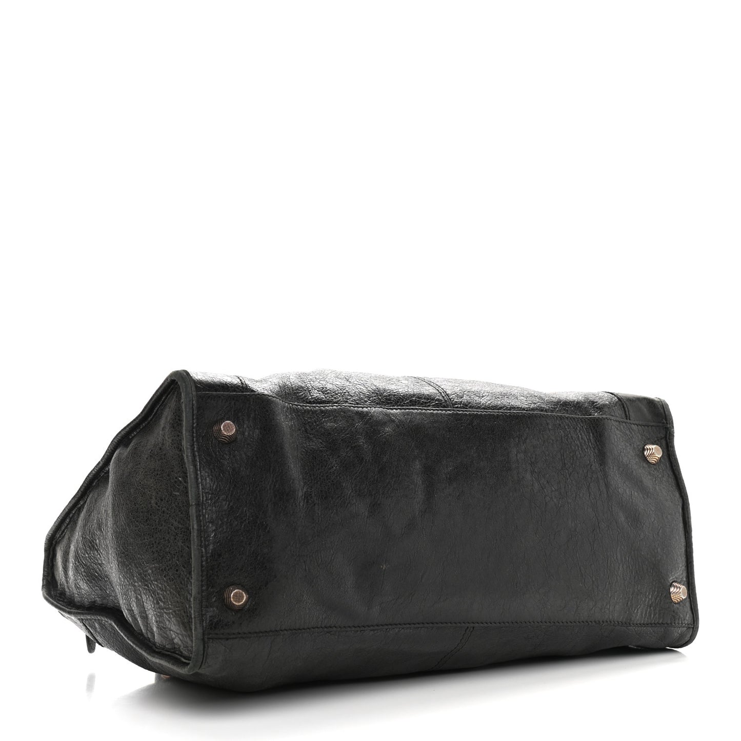 Agneau Giant 12 Gold Hardware Work Black