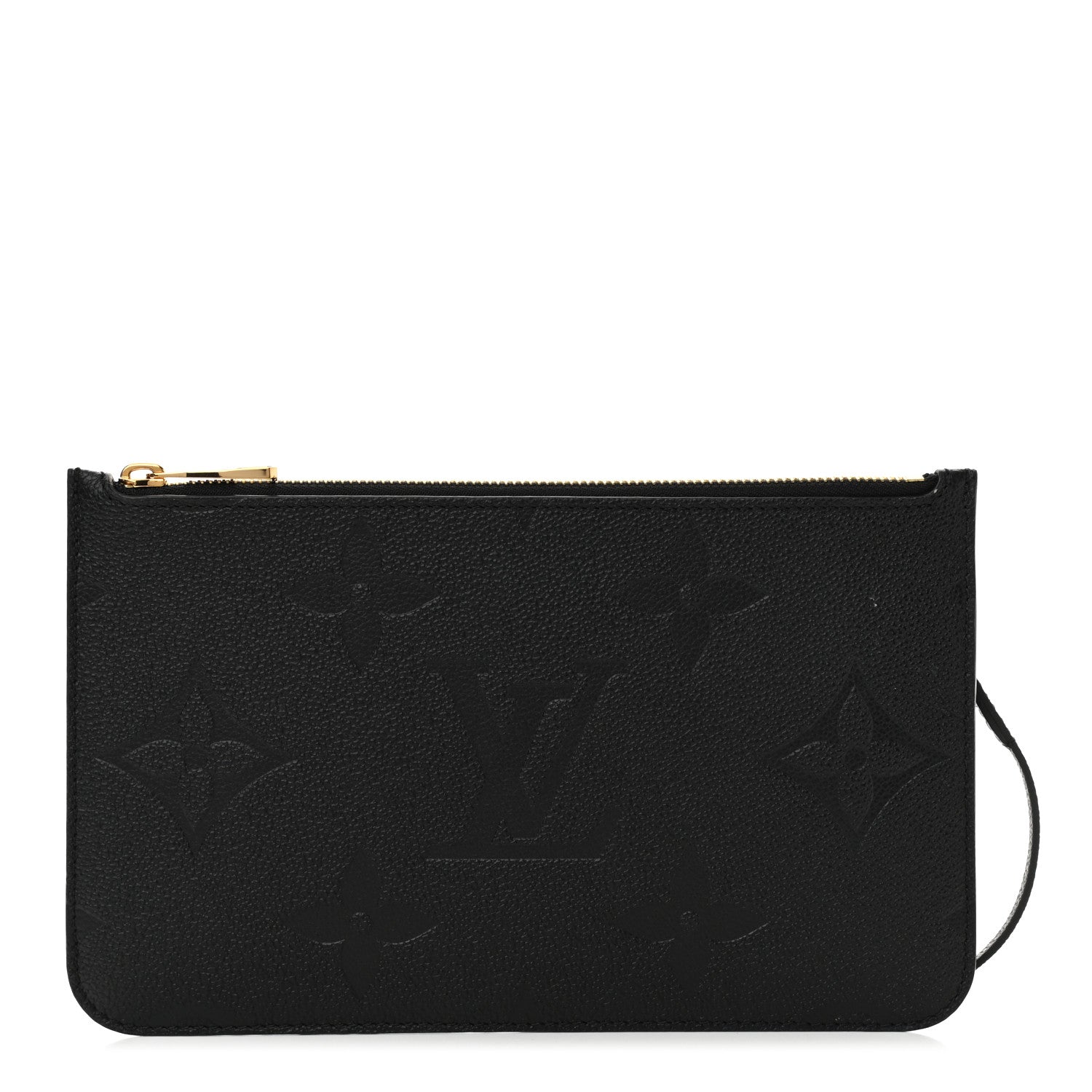 Louis Vuitton Empreinte Monogram Giant Neverfull MM Pochette Black 1 of 6