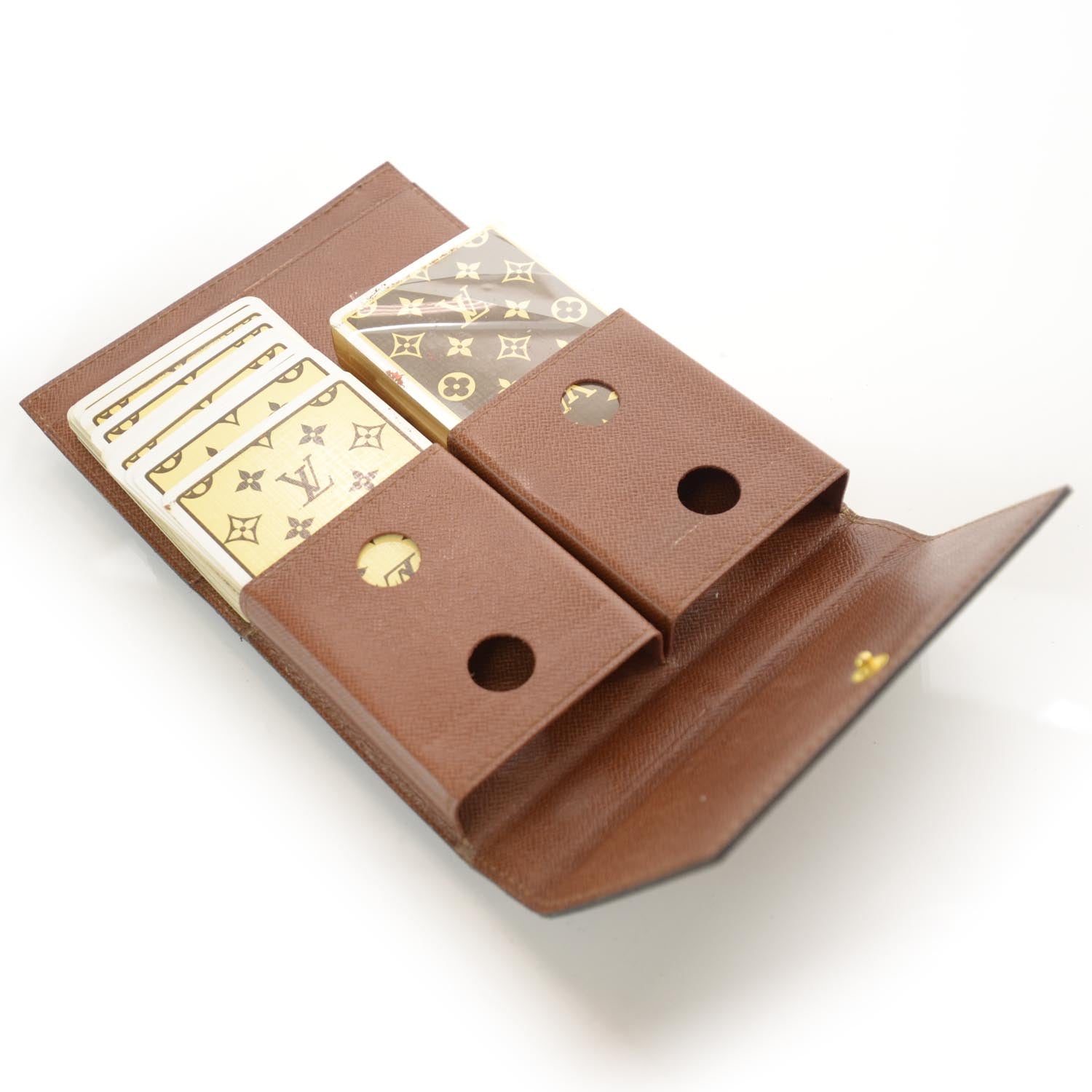 Louis Vuitton Monogram 2 Pack Playing Cards w Case 6 of 7