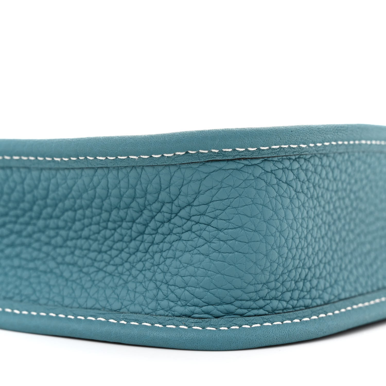 Hermes Taurillon Clemence Evelyne TPM New Blue Jean 9 of 11