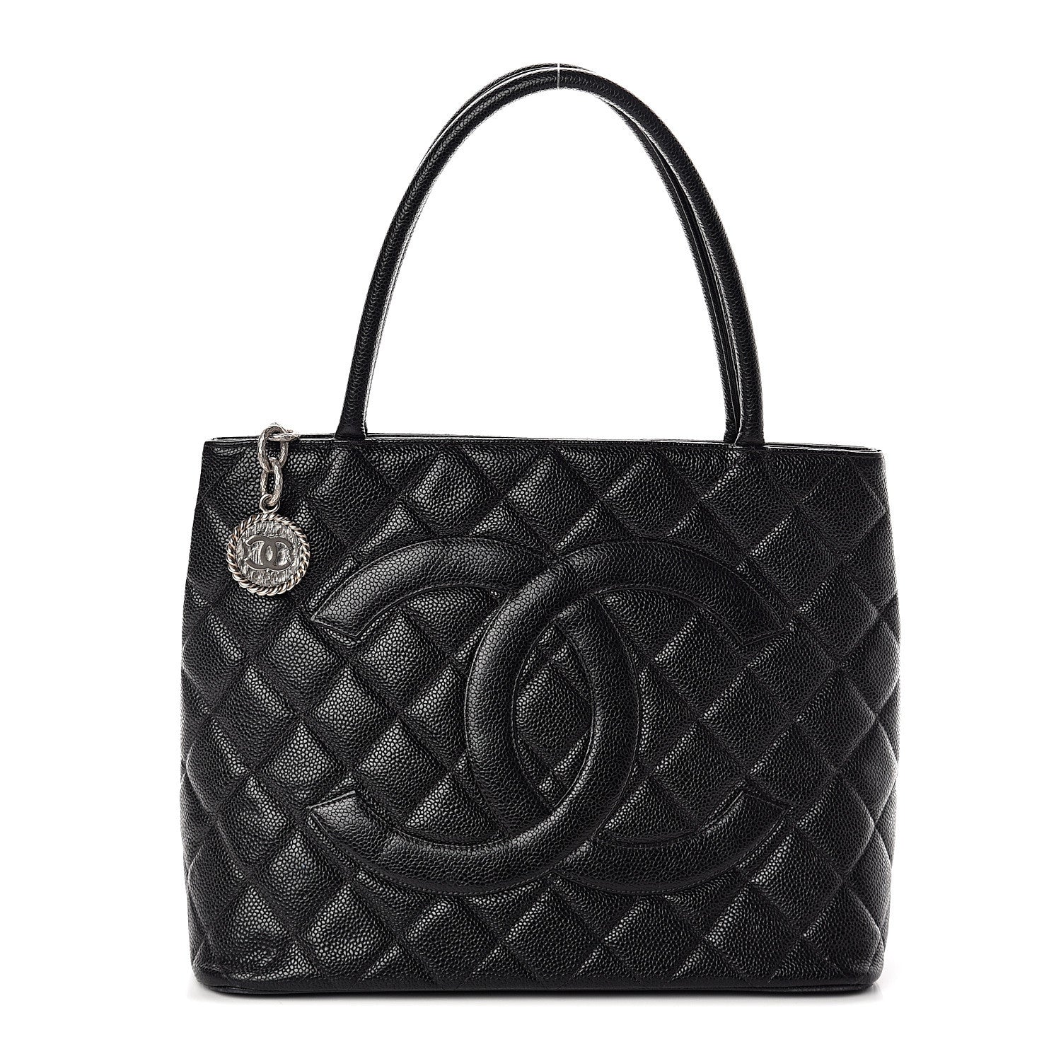 Chanel Caviar Quilted Medallion Tote Black 1 of 9