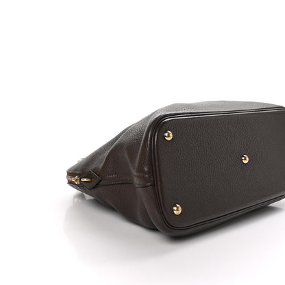 Hermes Taurillon Clemence Bolide 35 Cafe 4 of 11