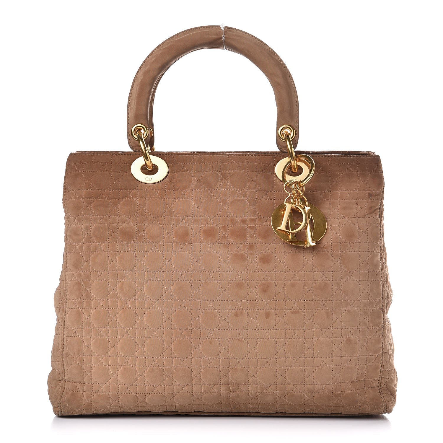 Christian Dior Nylon Cannage Medium Lady Dior Brown 1 of 17