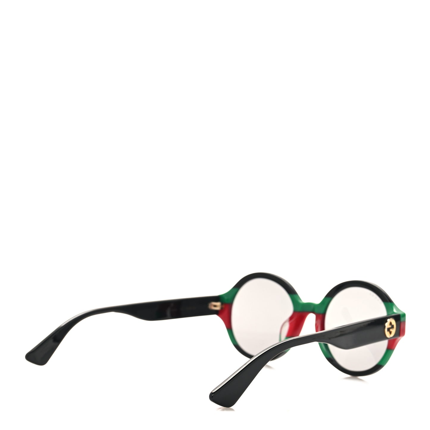Round Web Sunglasses GG0280SA Black Green