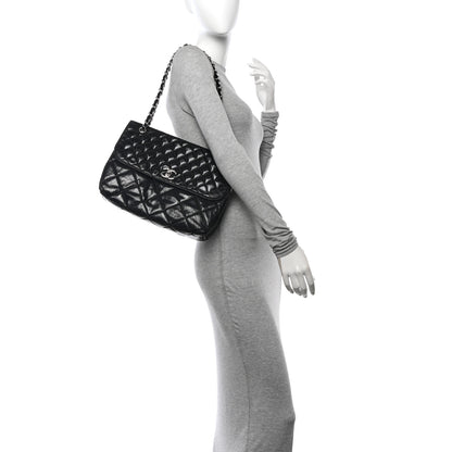 Chanel Vinyl Quilted In the Business Flap Bag Black 2 of 13