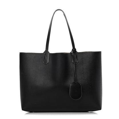 Gucci Calfskin GG Supreme Monogram Medium Reversible Tote Black 1 of 19