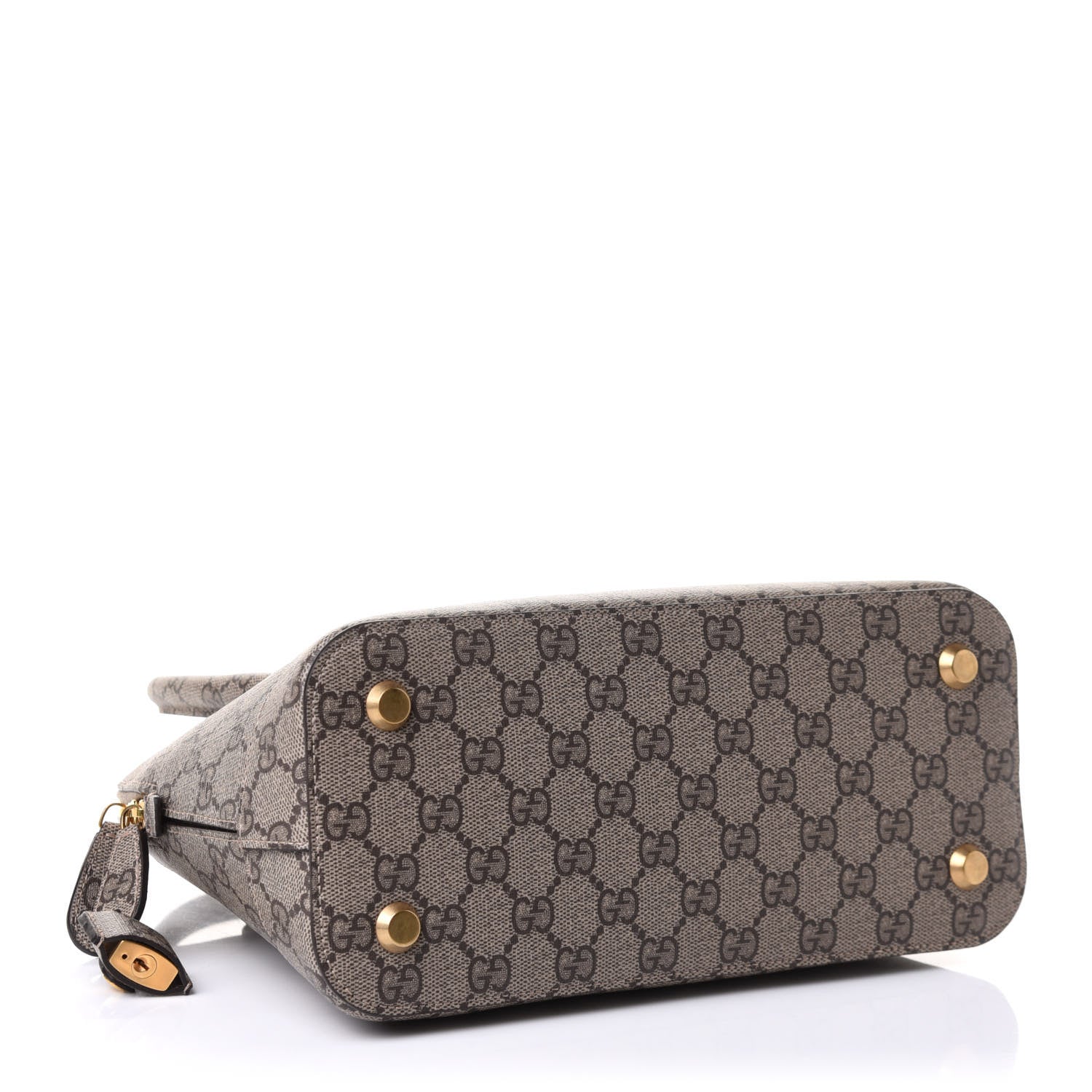 Balenciaga X GUCCI GG Supreme Monogram Small Ville Top Handle Beige Ebony 3 of 10