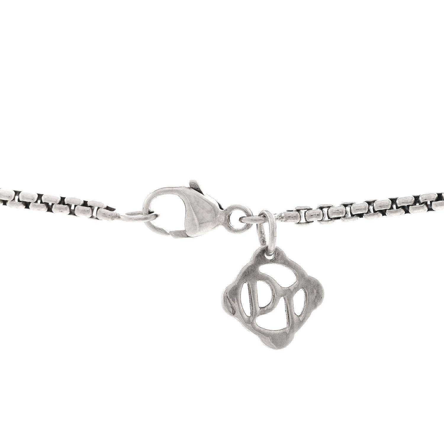 David Yurman Sterling Silver Diamond Cable Classics Cross Necklace 5 of 5