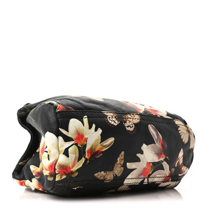 Givenchy Lambskin Magnolia and Moth Print Mini Pandora Black 4 of 10
