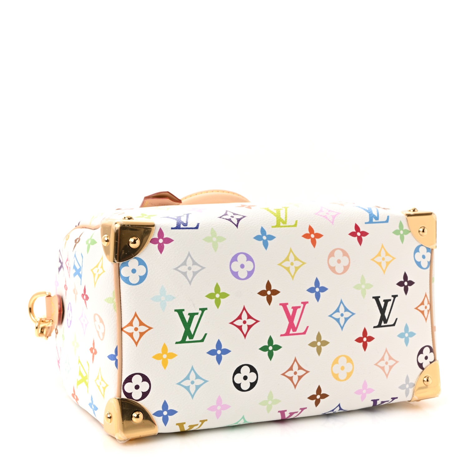 Louis Vuitton LV X TM Monogram Multicolor Speedy Bandouliere 25 White 4 of 9