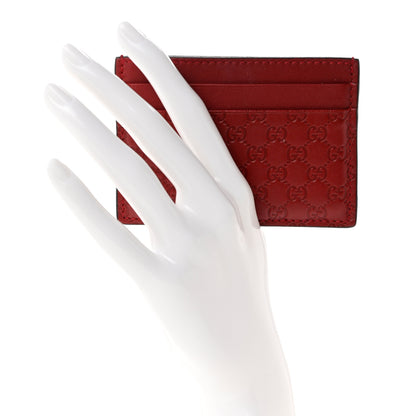 Gucci Microguccissima Card Holder Red 2 of 6