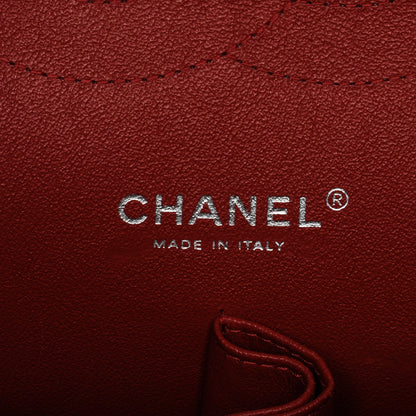 Chanel Caviar Quilted Jumbo Double Flap Red 6 of 10