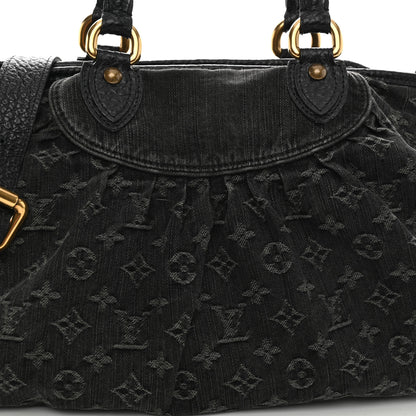 Louis Vuitton Denim Neo Cabby MM Black 7 of 11