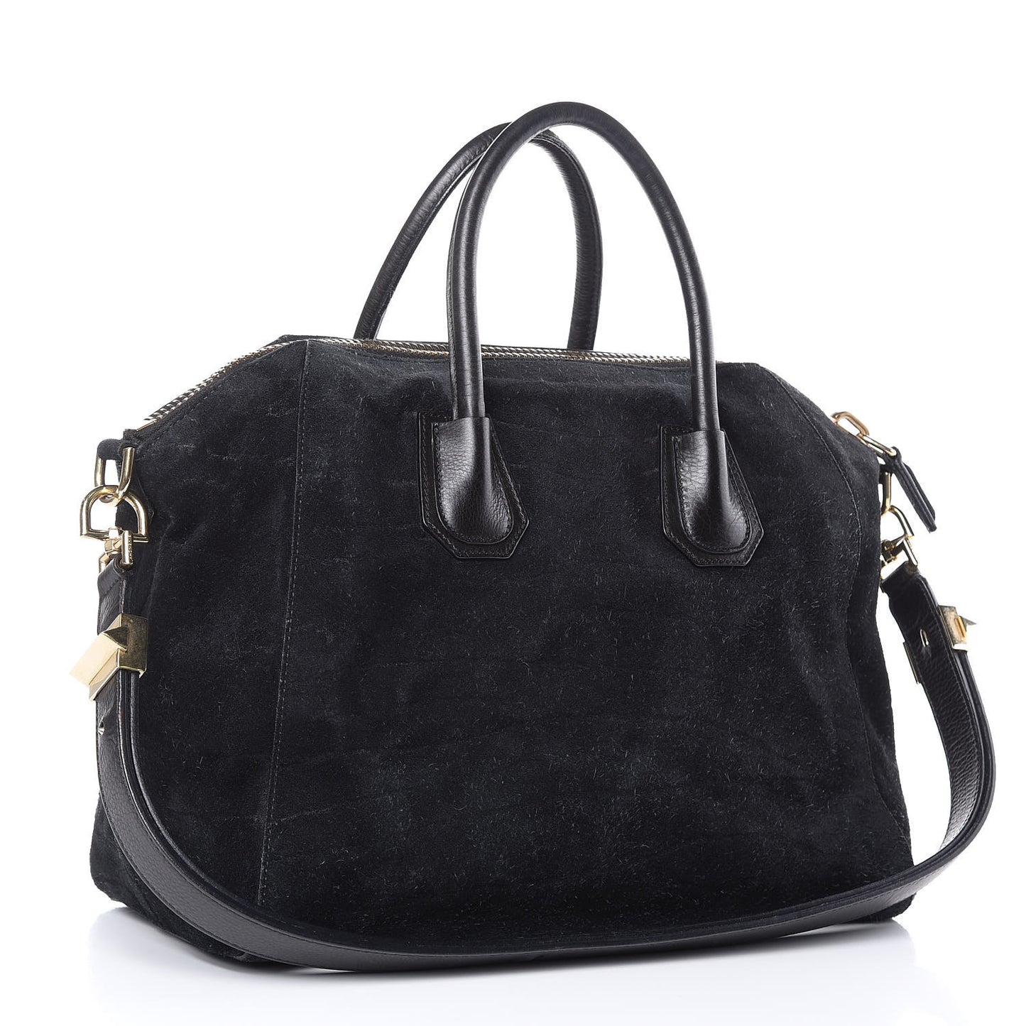 Suede Medium Antigona Black