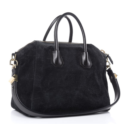 Givenchy Suede Medium Antigona Black 3 of 22