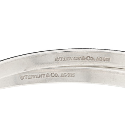 Tiffany Sterling Silver 1837 Interlocking Bangle Bracelet 3 of 3