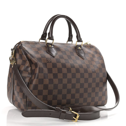 Louis Vuitton Damier Ebene Speedy Bandouliere 30 2 of 15