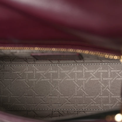 Christian Dior Lambskin Cannage Small Lucky Badges My Lady Dior Plum 5 of 10
