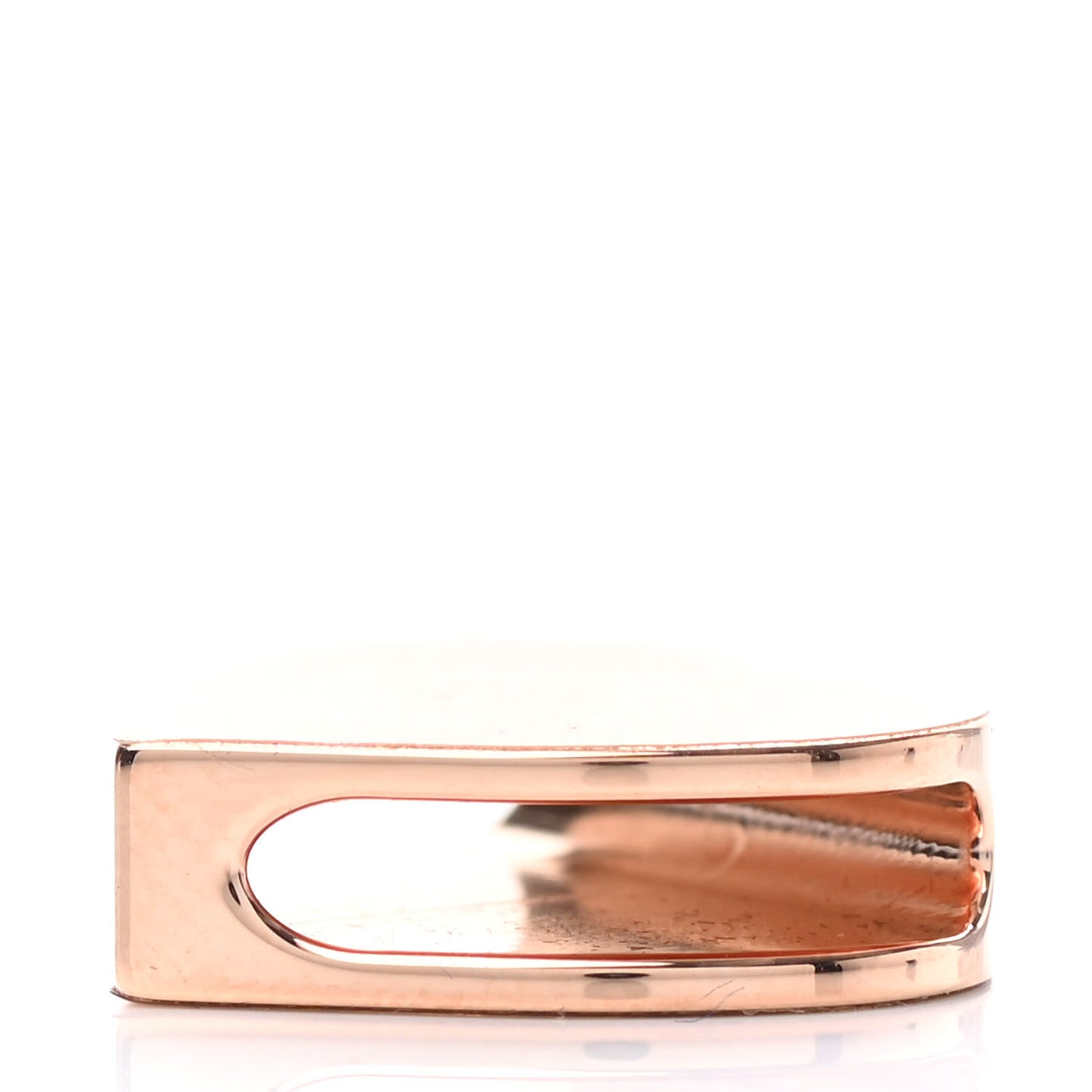 Rose Gold Plated Brass Mini Coeur Twilly Scarf Ring